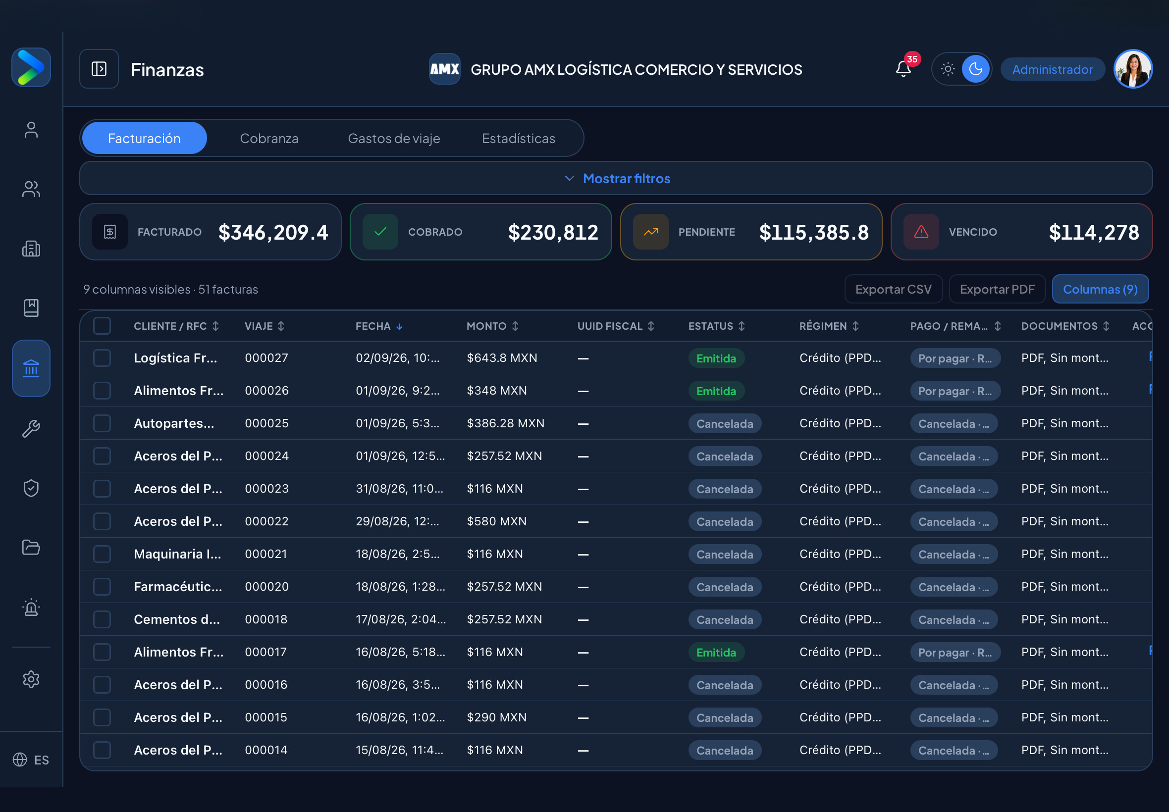 Billing and collections