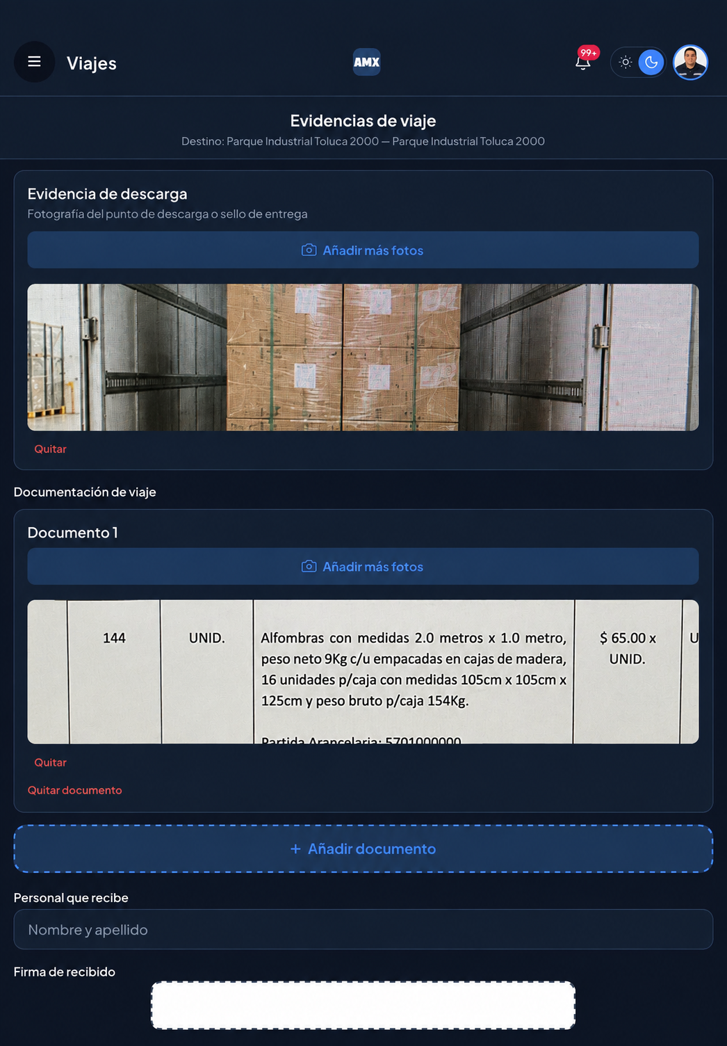 Documentation and evidence