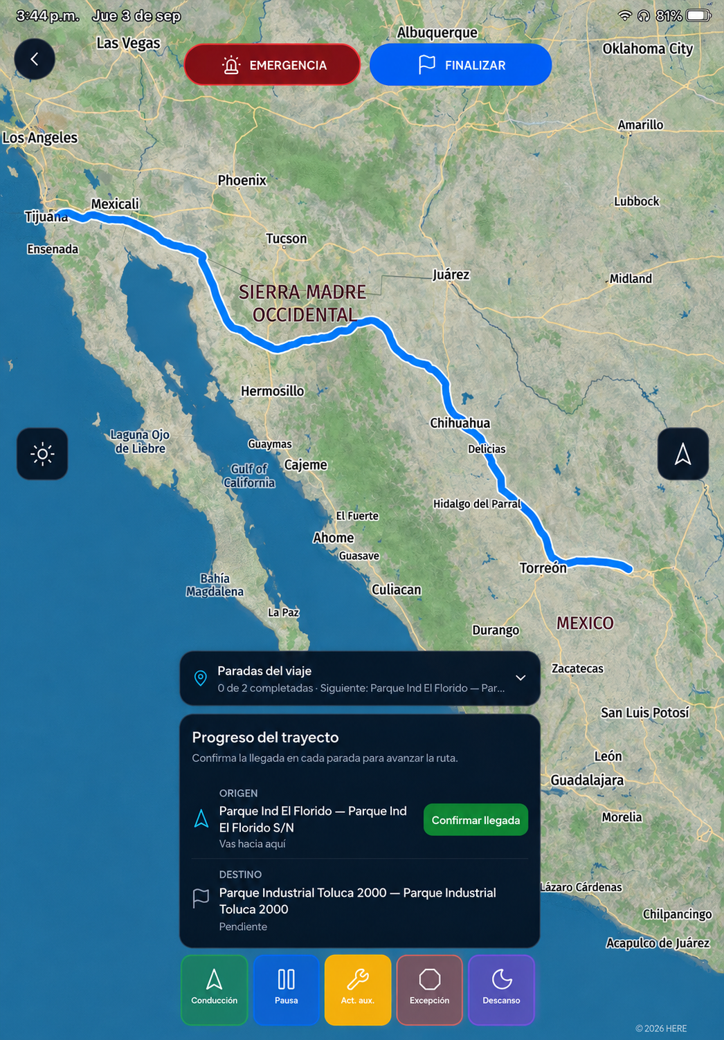 Trip preview
